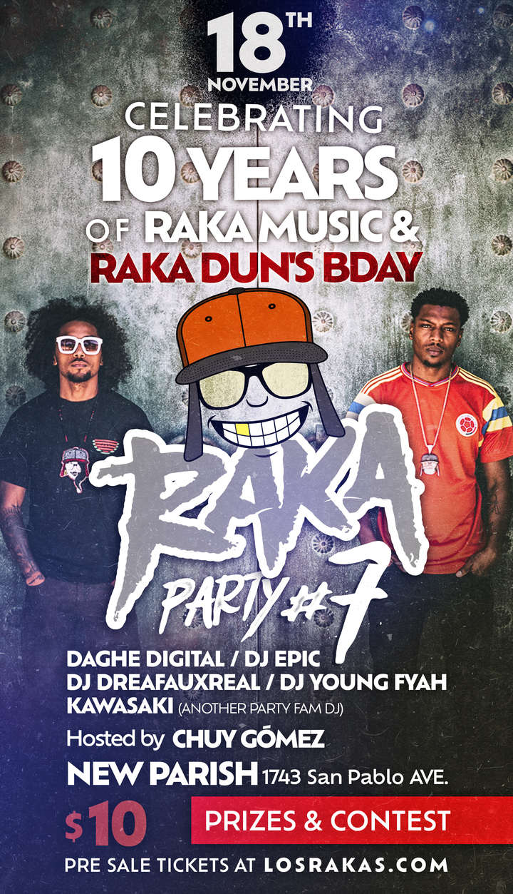 Los Rakas @ new parish  - Oakland, CA