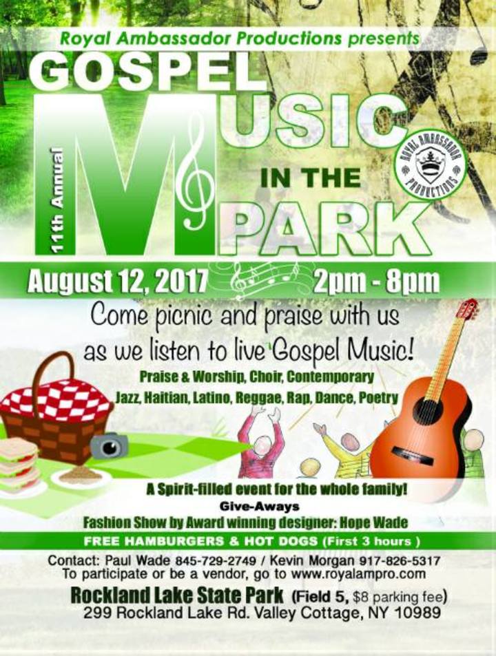 Bandsintown Ralph M Vore Tickets Gospel Music In The Park Aug
