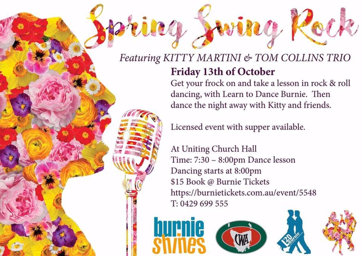 Bandsintown Kitty Martini & The Tom Collins Trio Tickets Burnie