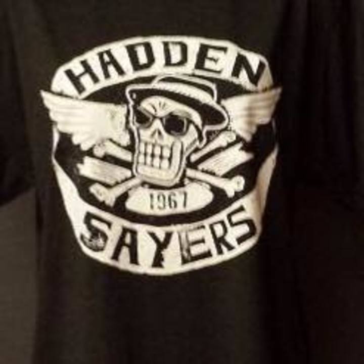 Chemise Vintage De Concert HADDEN SAYERS BAND – Tournée Rock Texan – Noir – Taille L