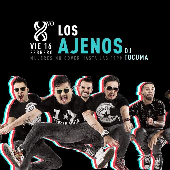 Bandsintown Los Ajenos Tickets 8vo Rooftop, Feb 16, 2018