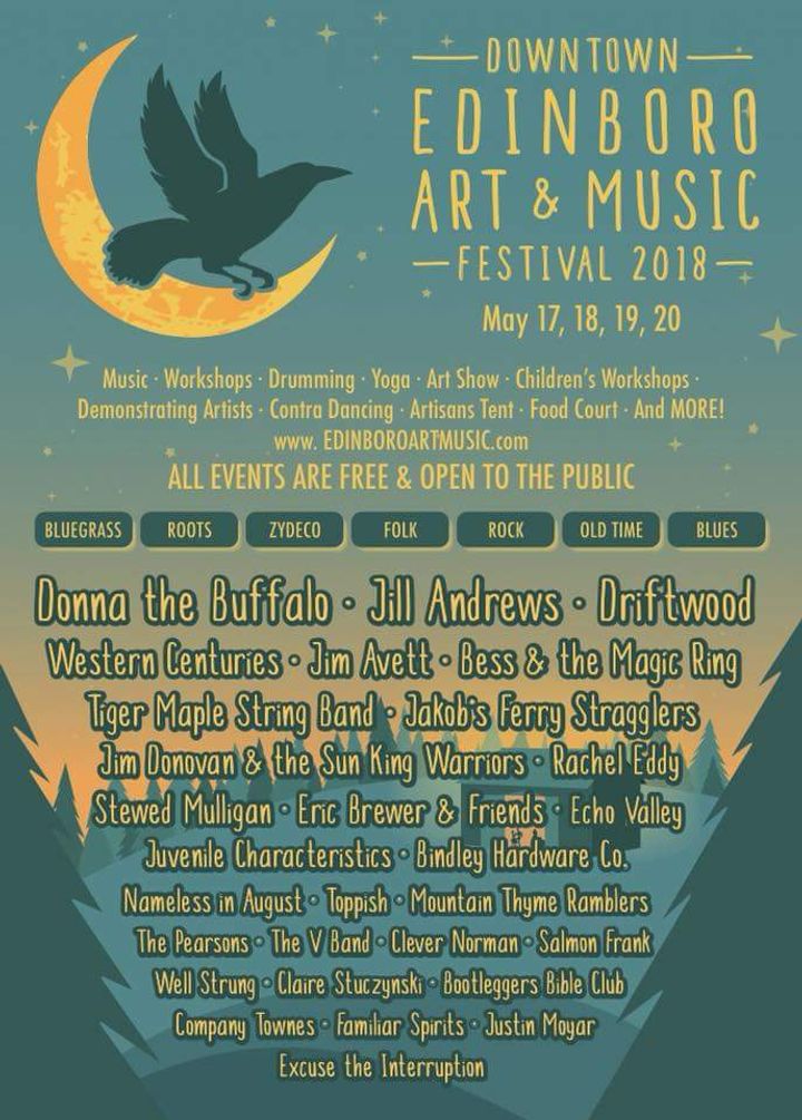 Bandsintown Juvenile Characteristics Tickets Edinboro Art & Music