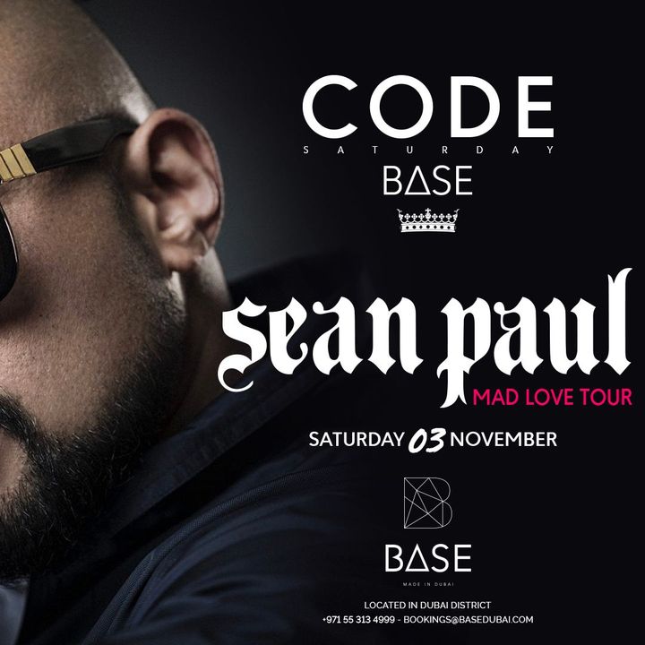 Bandsintown Sean Paul Tickets MAD LOVE Code Saturday , Nov 03, 2018