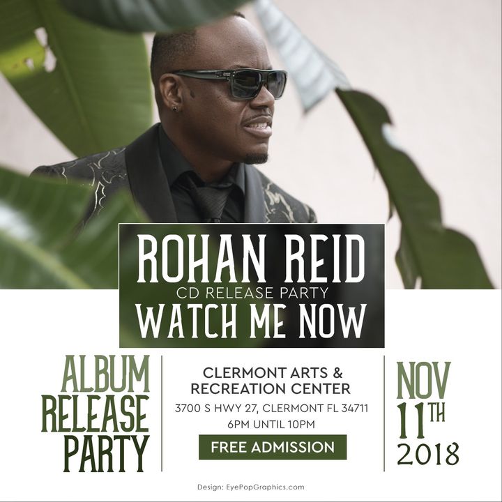 Bandsintown Rohan Reid Tickets CLERMONT ARTS & RECREATION CENTER