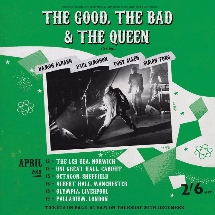 Bandsintown | The Good the Bad and the Queen Tickets ...