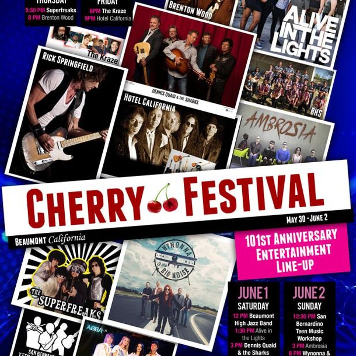 Bandsintown ABBA LA Tickets Beaumont Cherry Festival, Jun 01, 2019