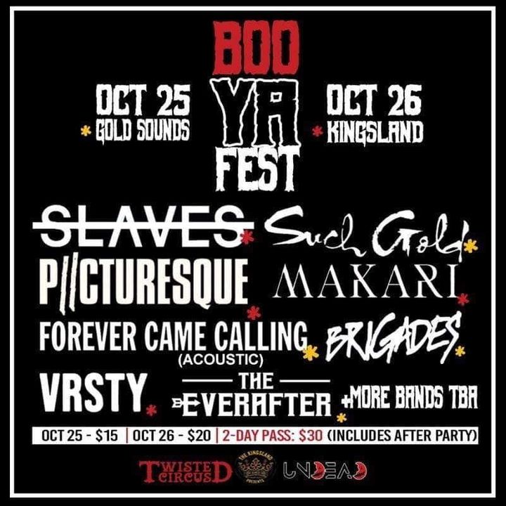 Bandsintown Slaves Tickets Kingsland Bar & Grill, Oct 26, 2019