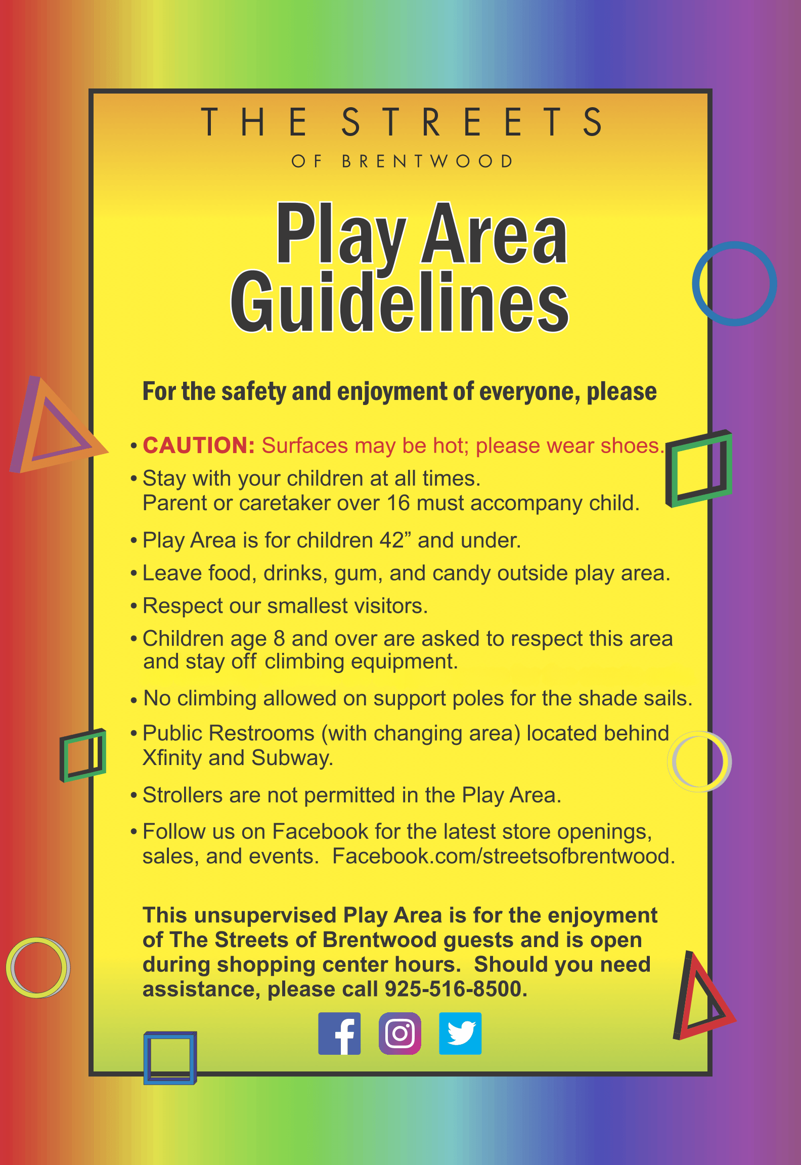 Childrens Park Rules