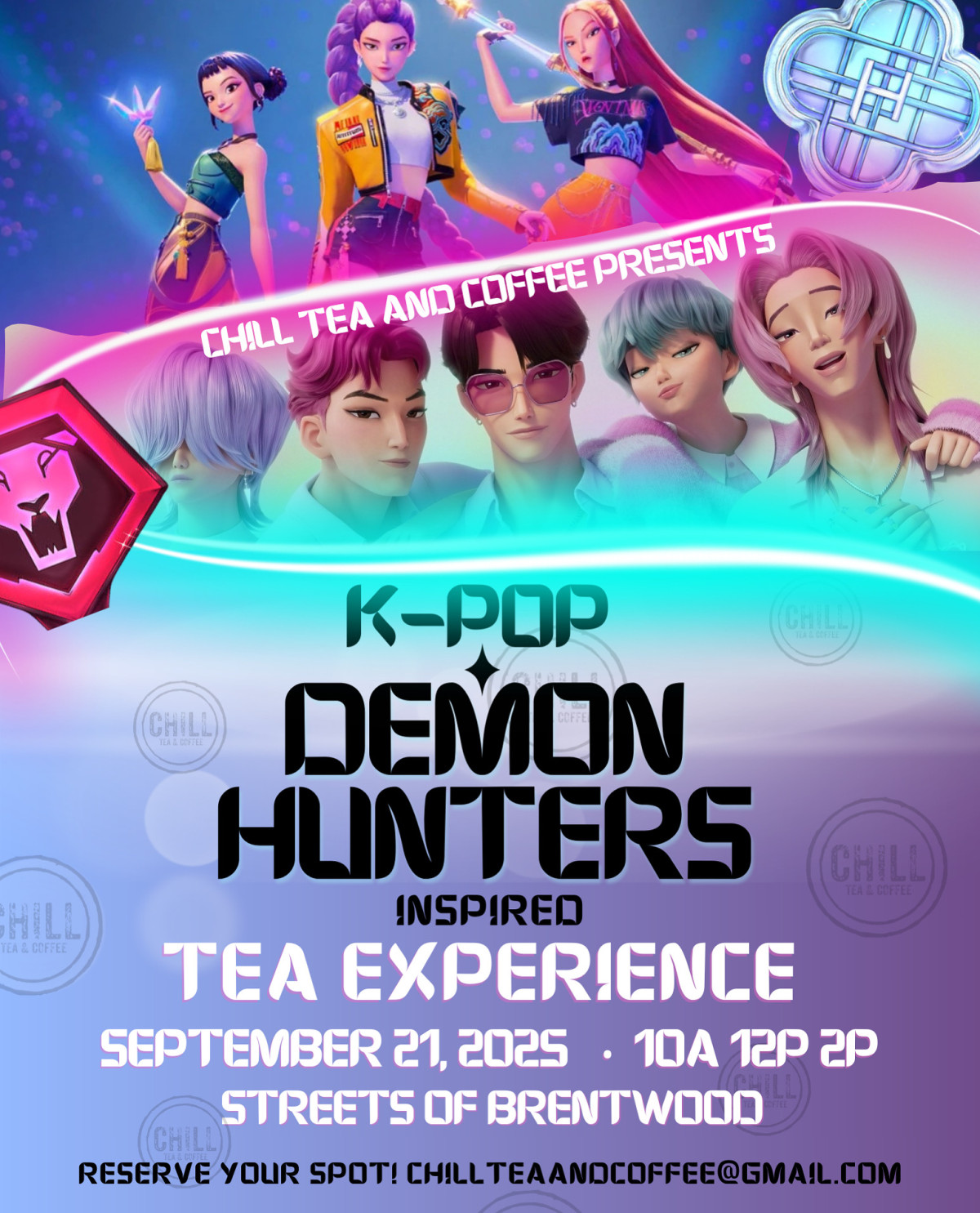 Event from The Streets of Brentwood: Chill Tea - K Pop Demon Hunters