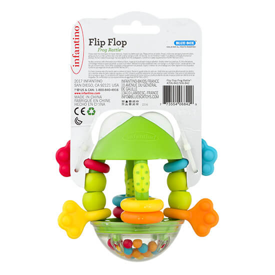 infantino flip flop frog rattle
