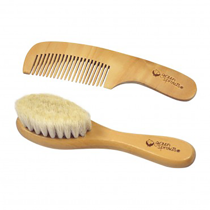 Green Sprouts Baby Brush and Comb Set Bump Boxes