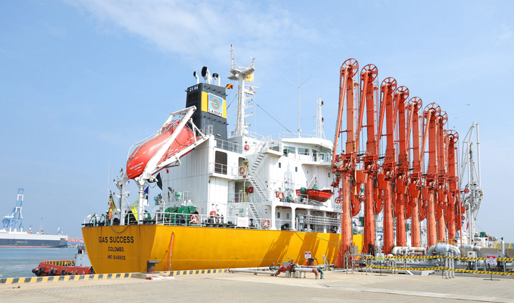 South Asia's Largest LPG Transshipment Terminal by LAUGFS Officially Inaugurates Operations - Adaderana Biz English | Sri Lanka Business News