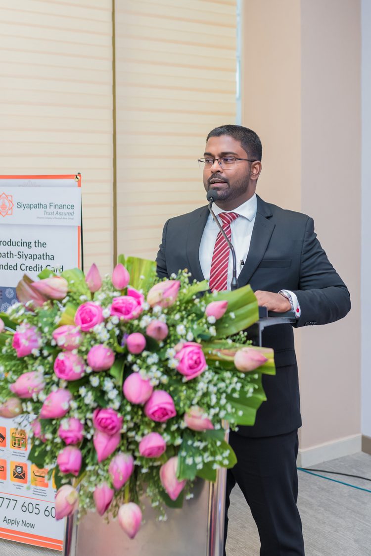 Yasith Mathisha Shifting into new dimensions, Siyapatha Finance launches its first of a ...