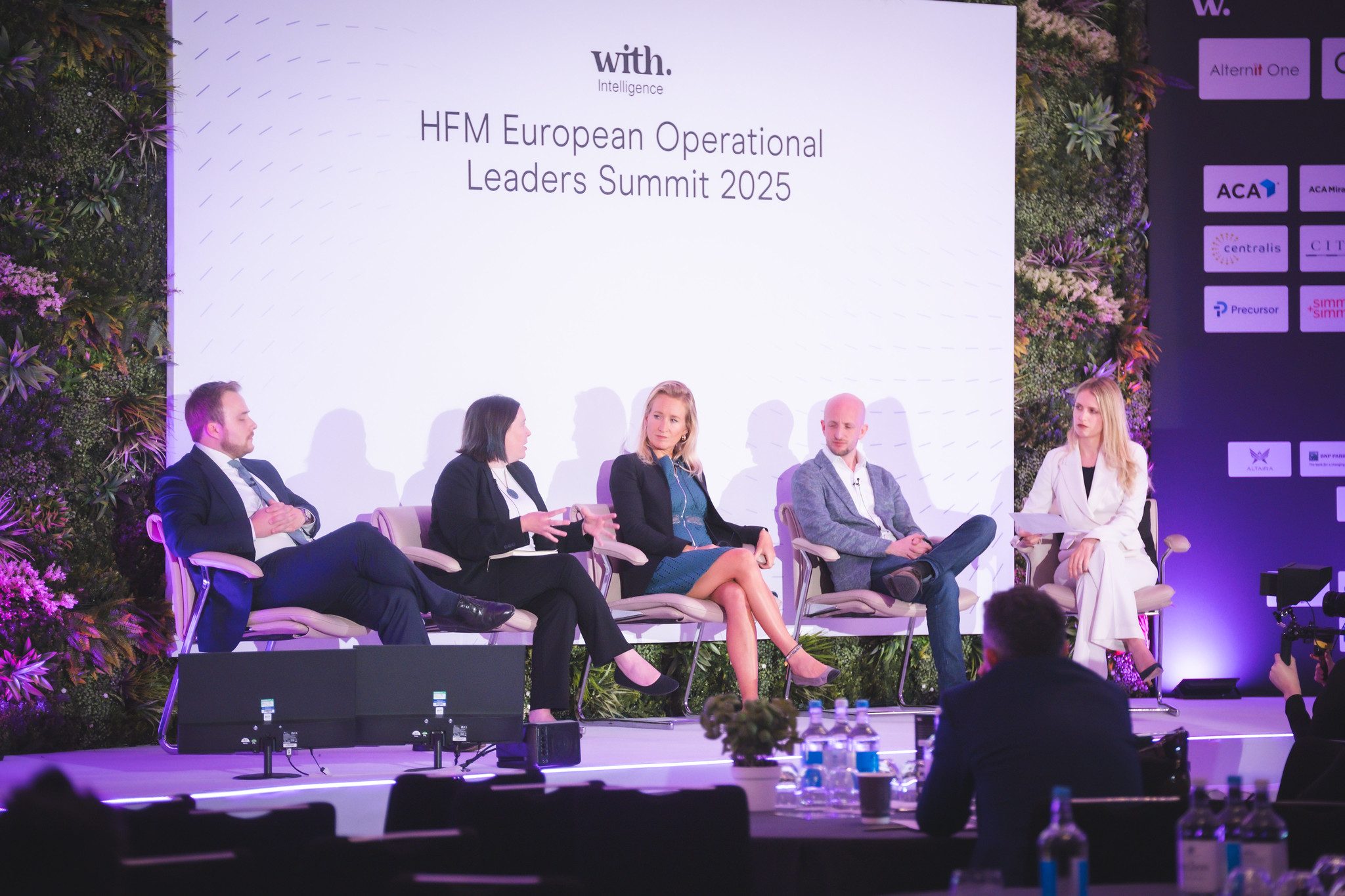 Executive discussion at Hedge Fund COO Summit Europe