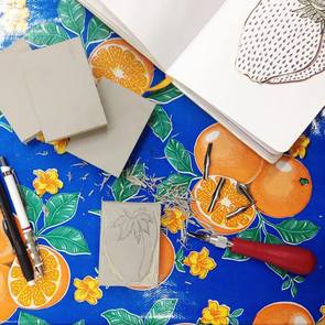 Block Printing on Textiles