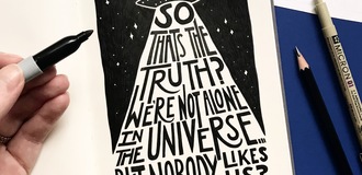 Lettering   x files   jessie katz greenberg listing