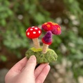 Felted mushrooms 2 bio big square