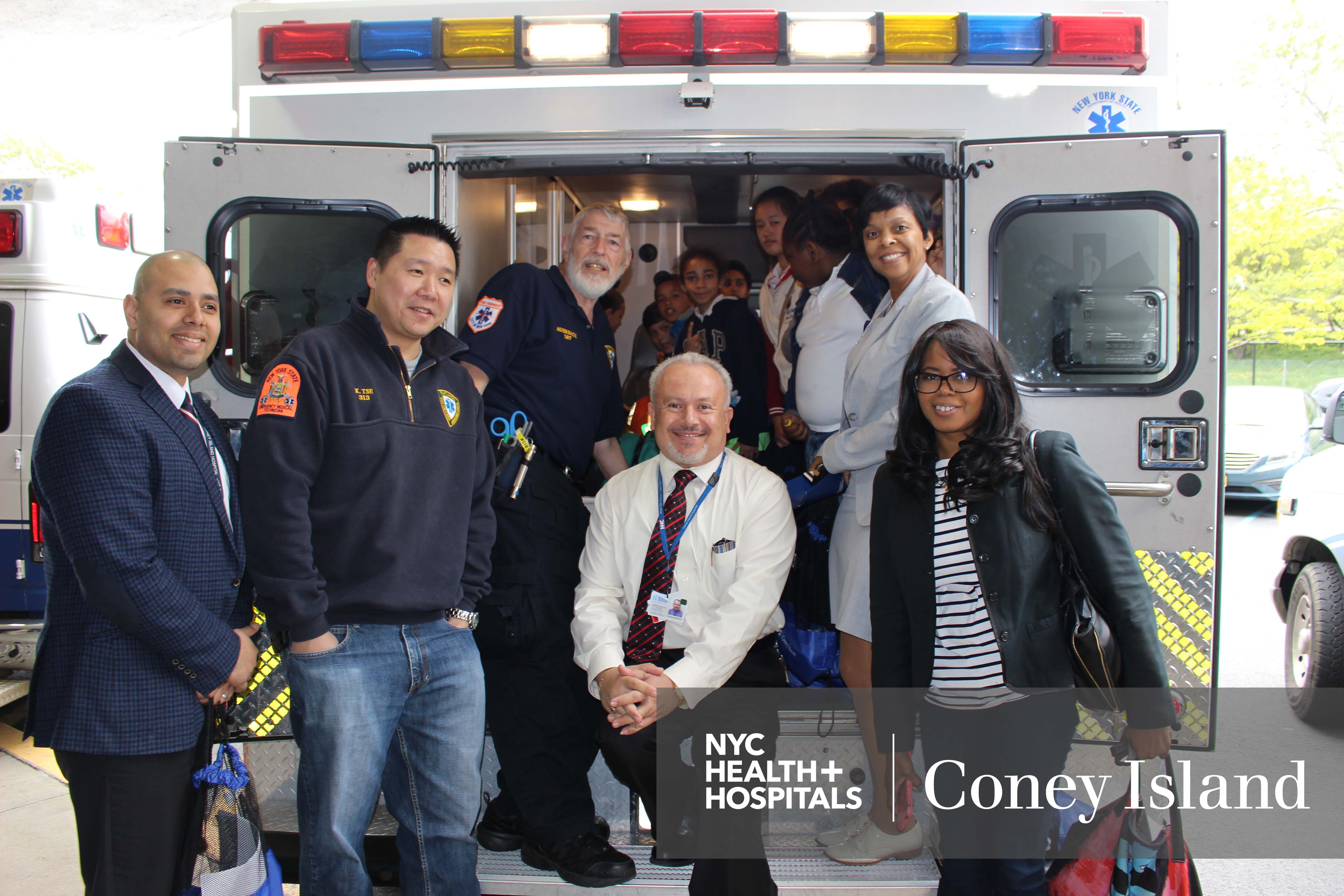 500 Elementary Students Visit Coney Island Hospital To