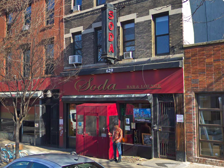 Soda Bar at 629 Vanderbilt Avenue in Prospect Heights. (Screenshot: Google Maps)