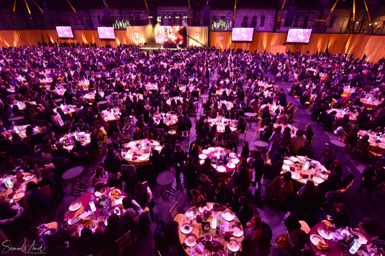 at the annual International Chabad-Lubavitch Women's Conference dinner at the New York State Armory in Williamsburg.