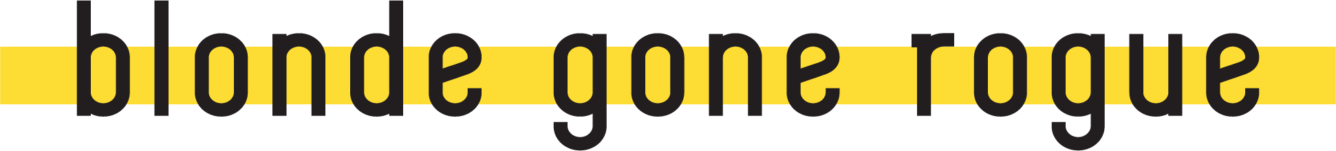 Logo for blonde gone rogue