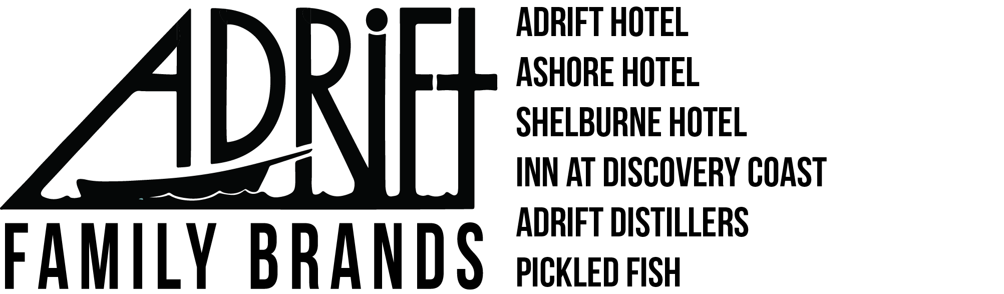 Logo for Adrift Hotels SPC