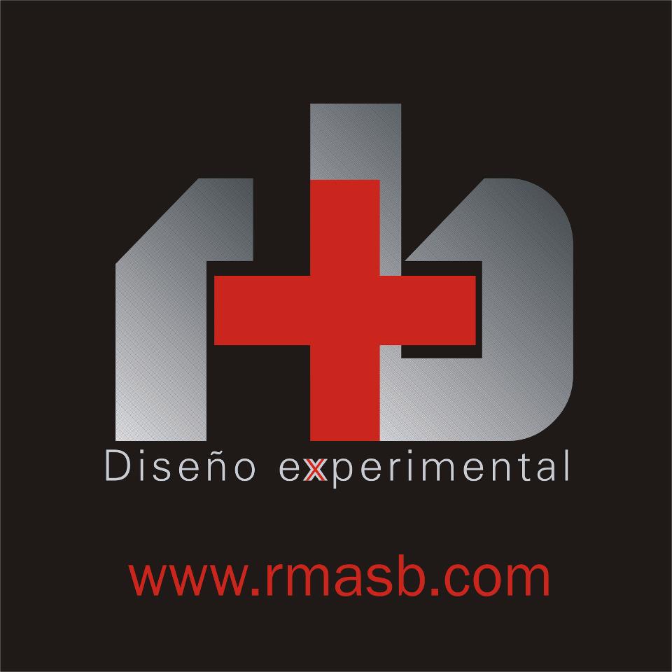 Logo for R+B Diseño experimental SAS