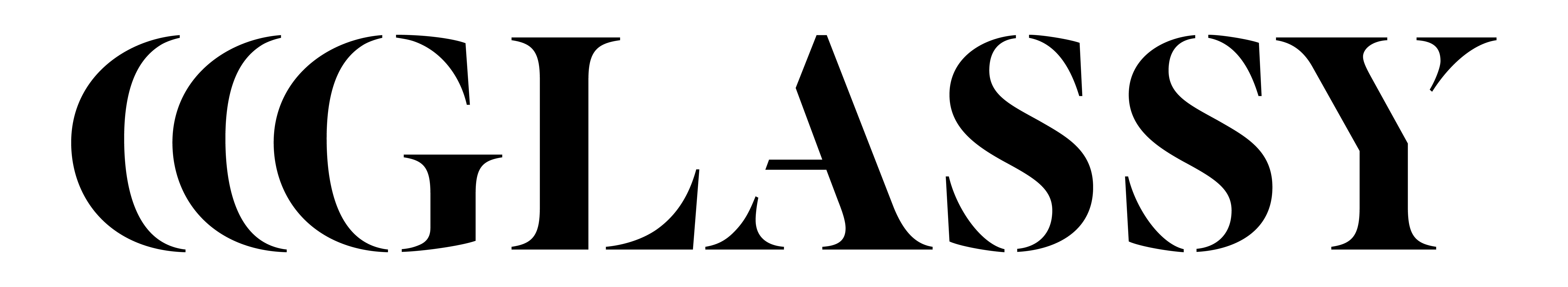 Logo for GLASSY FILMS