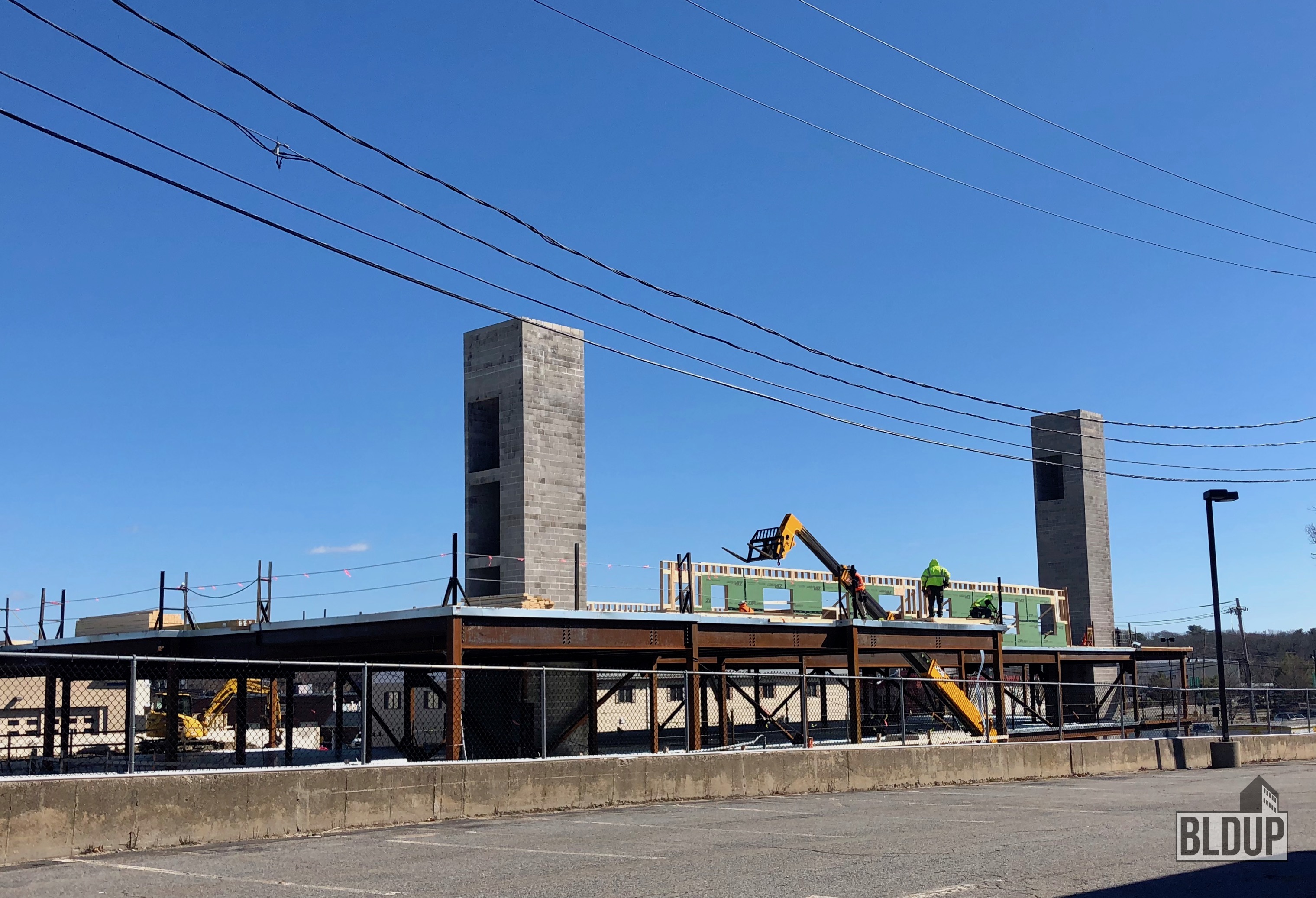 Framing Underway for The Residences at the Dior in Dedham BLDUP