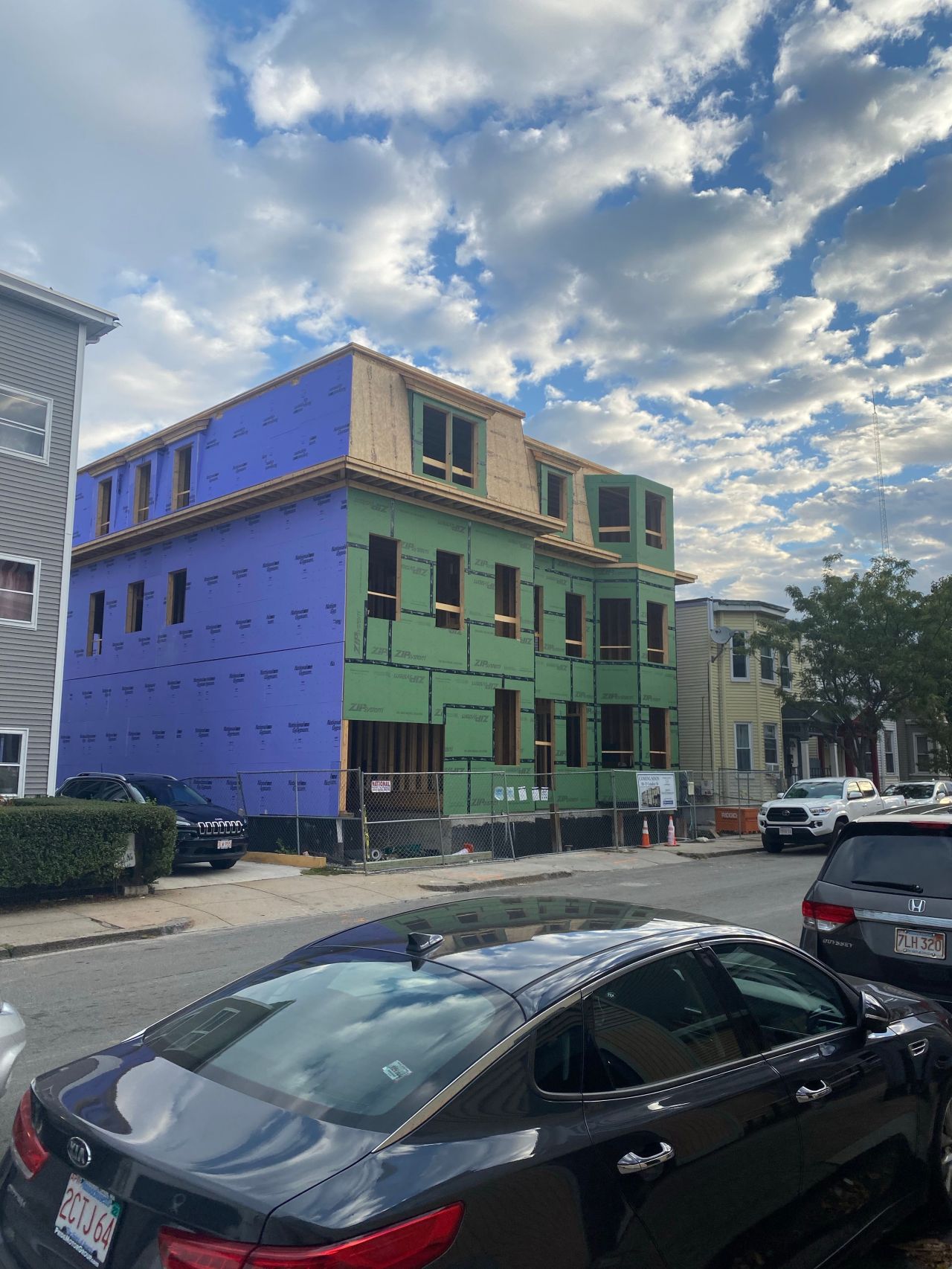 Framing Complete for Condor St. Condo Project BLDUP