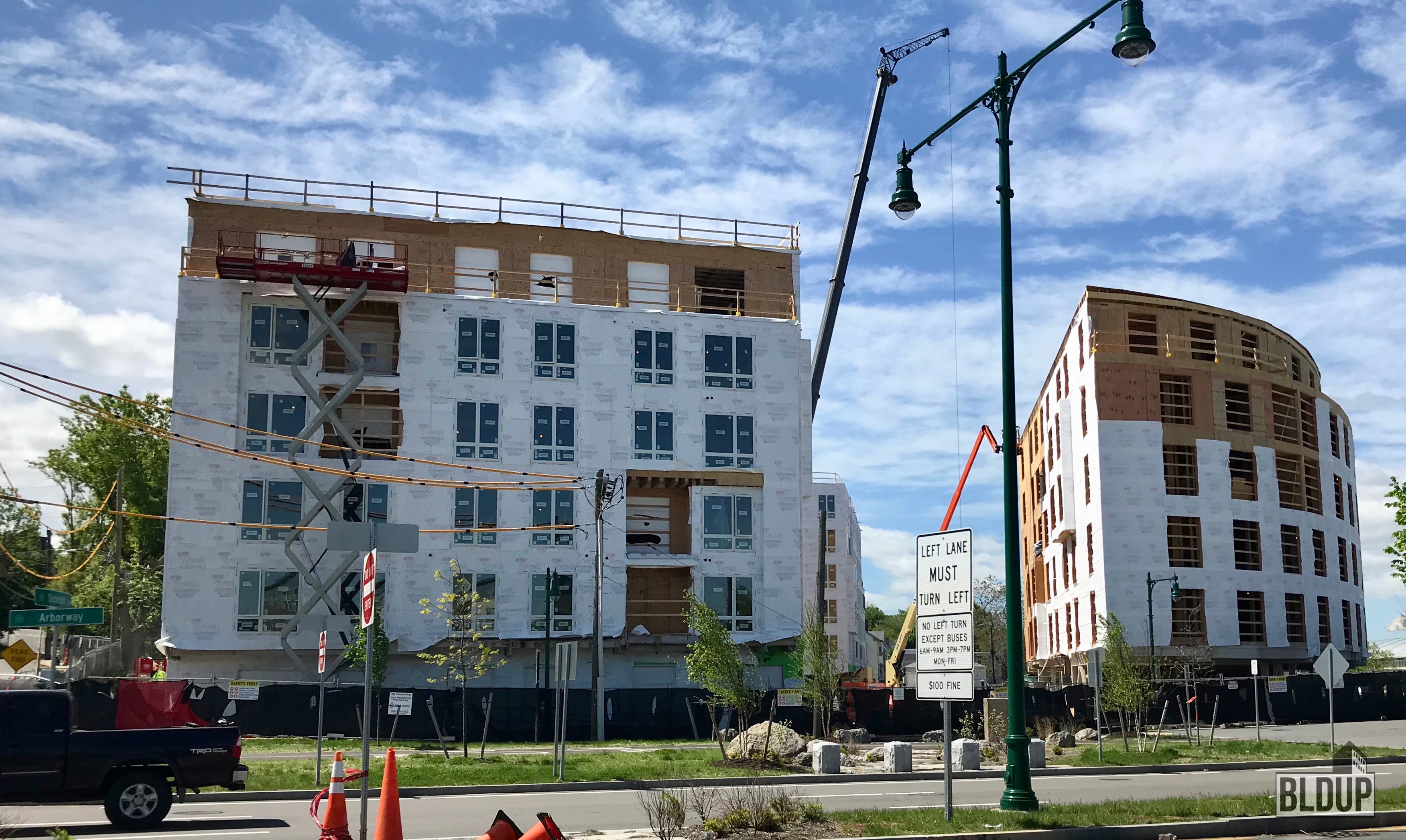 Framing Complete for The Residences at Forest Hills BLDUP