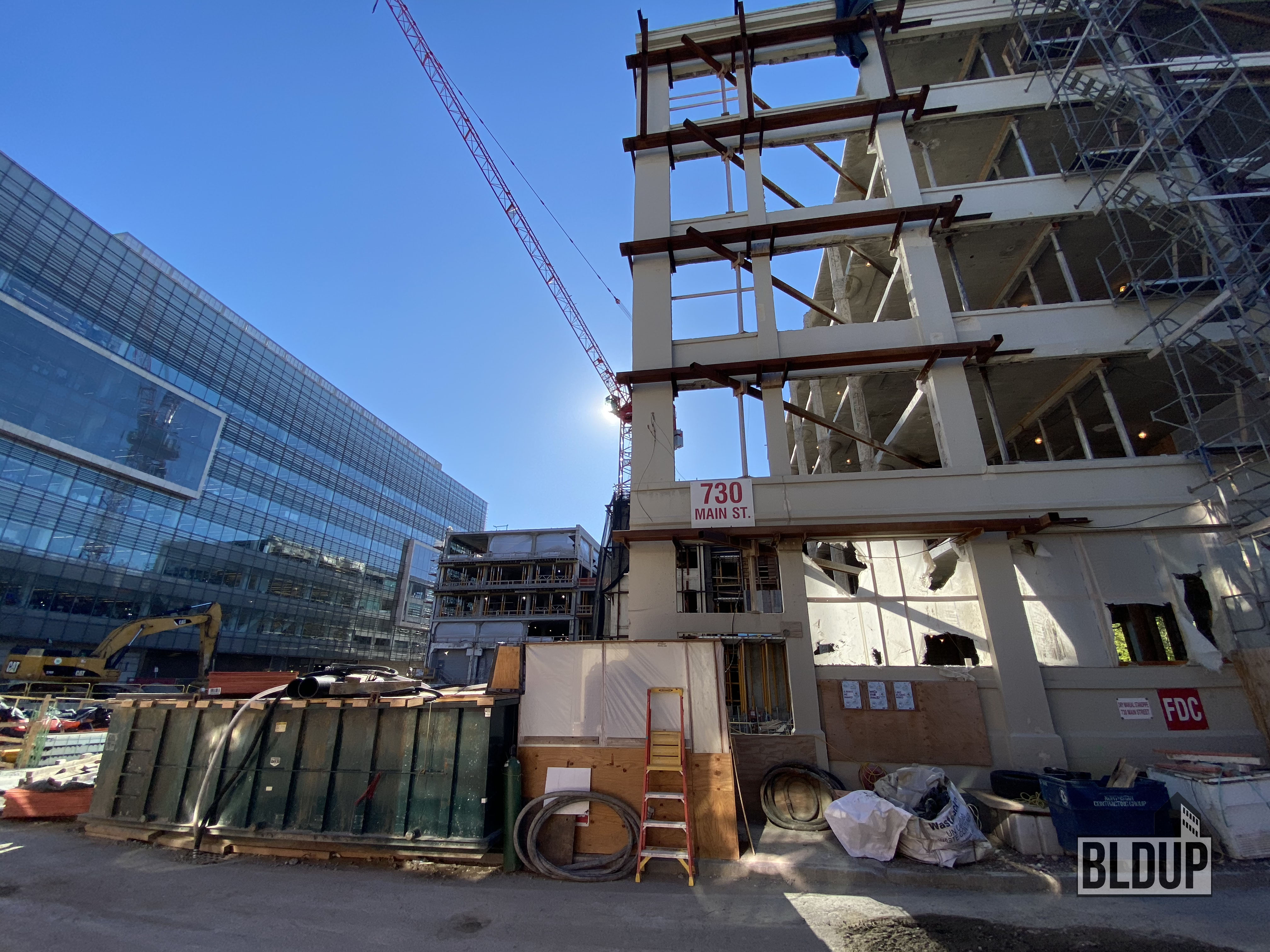Framing Underway on Cambridge Lab Redevelopment BLDUP