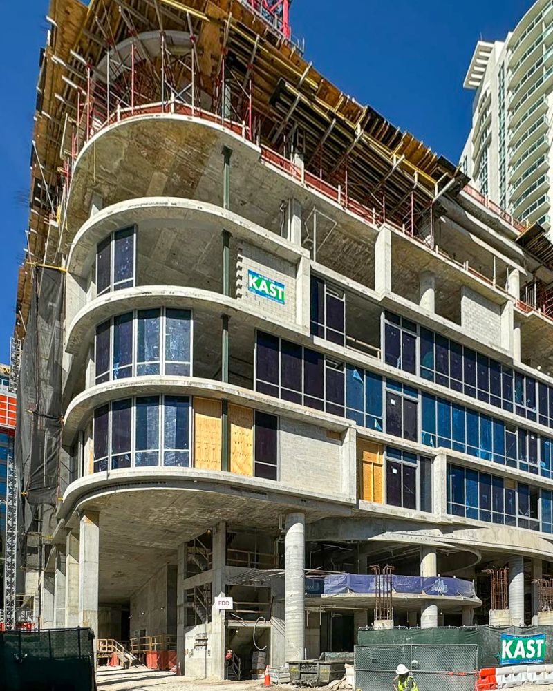 Framing Progressing at Riverwalk Residences in Fort Lauderdale BLDUP