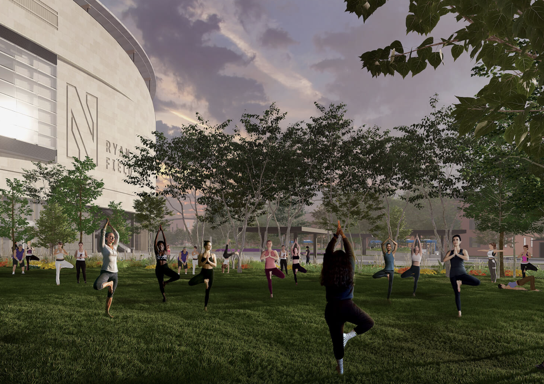 Northwestern Breaks Ground on New Stadium BLDUP