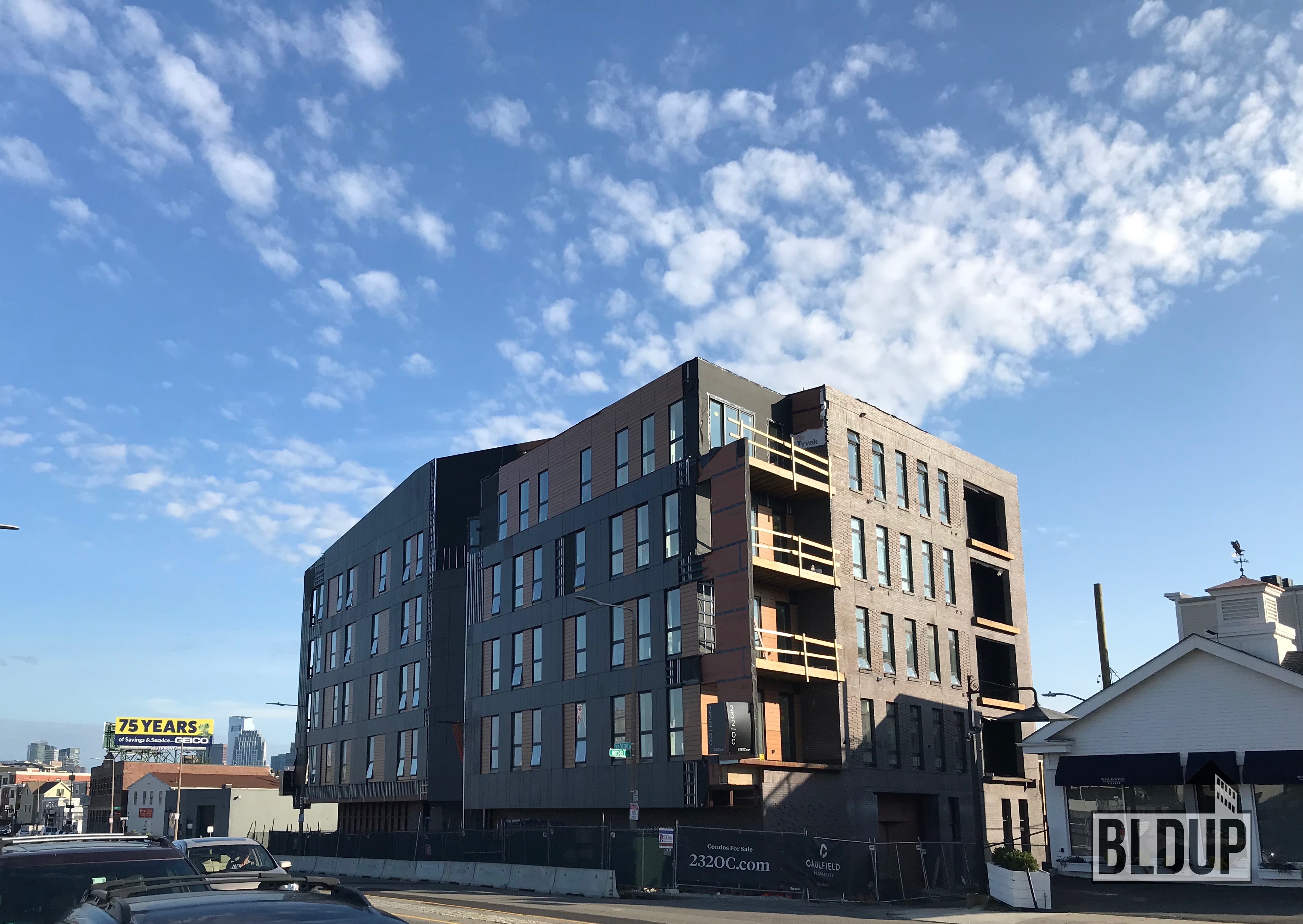 Exterior Work Nearing Completion at 232 Old Colony Avenue BLDUP