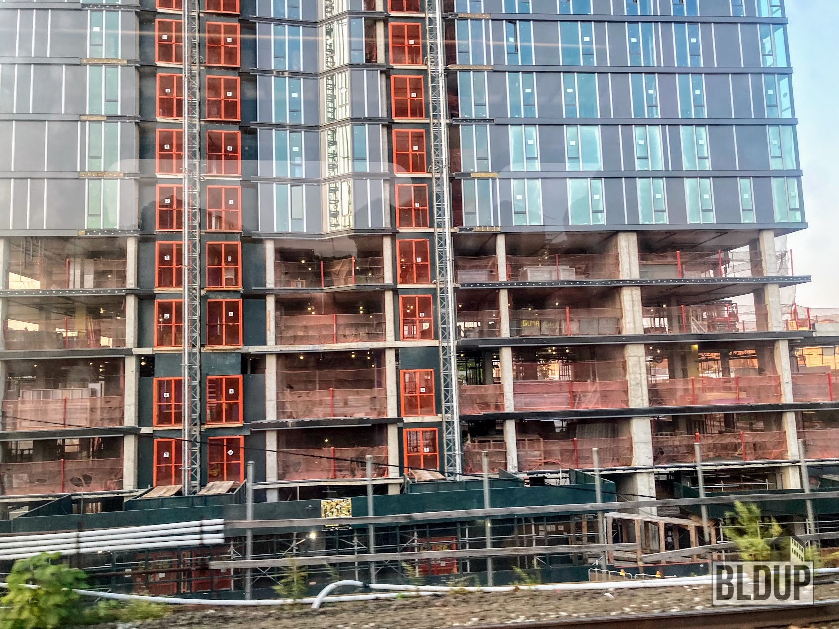 Facade Work Underway for Archer Towers BLDUP