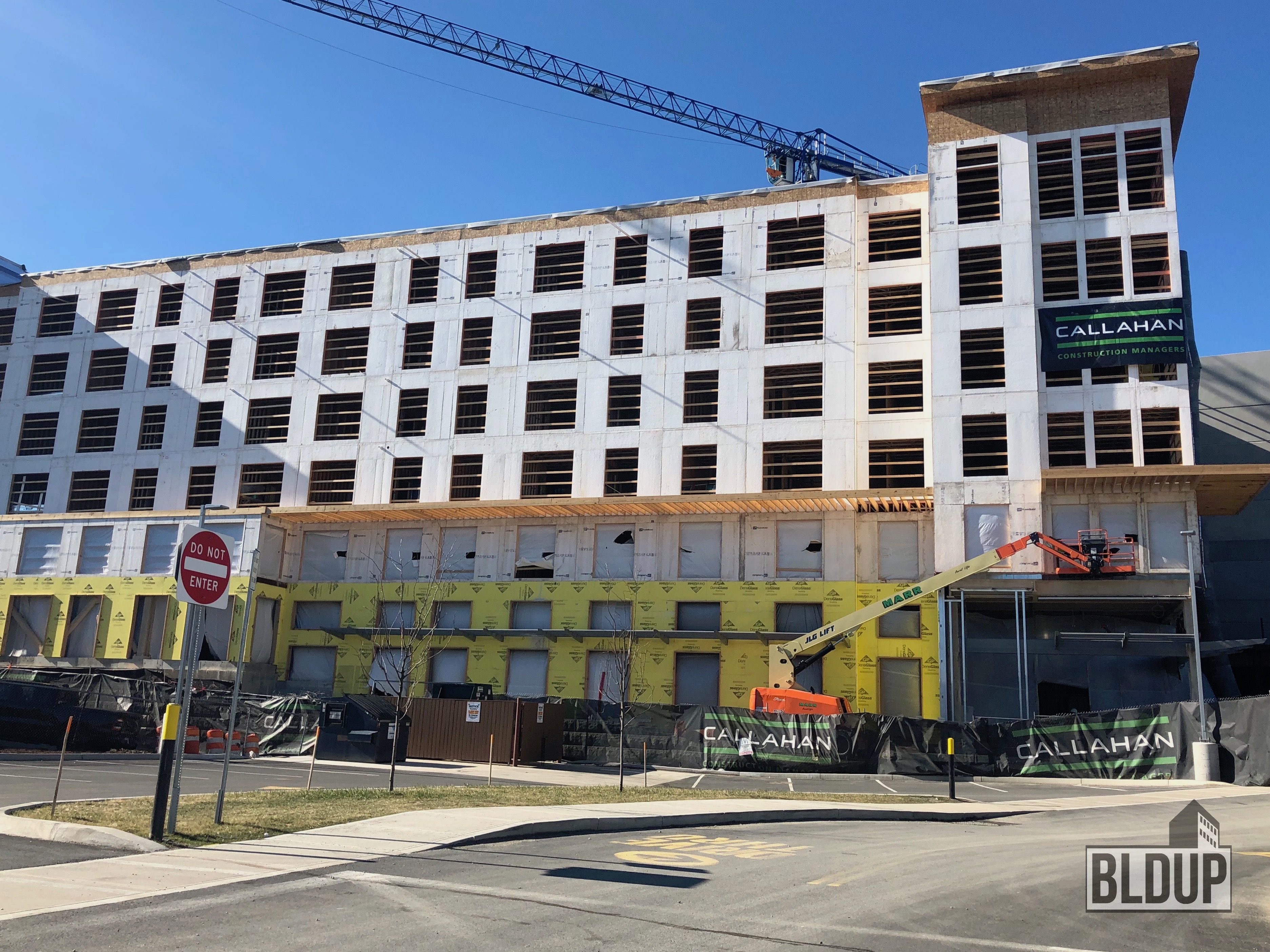 Window Install Has Kicked Off for The Abby in Quincy BLDUP