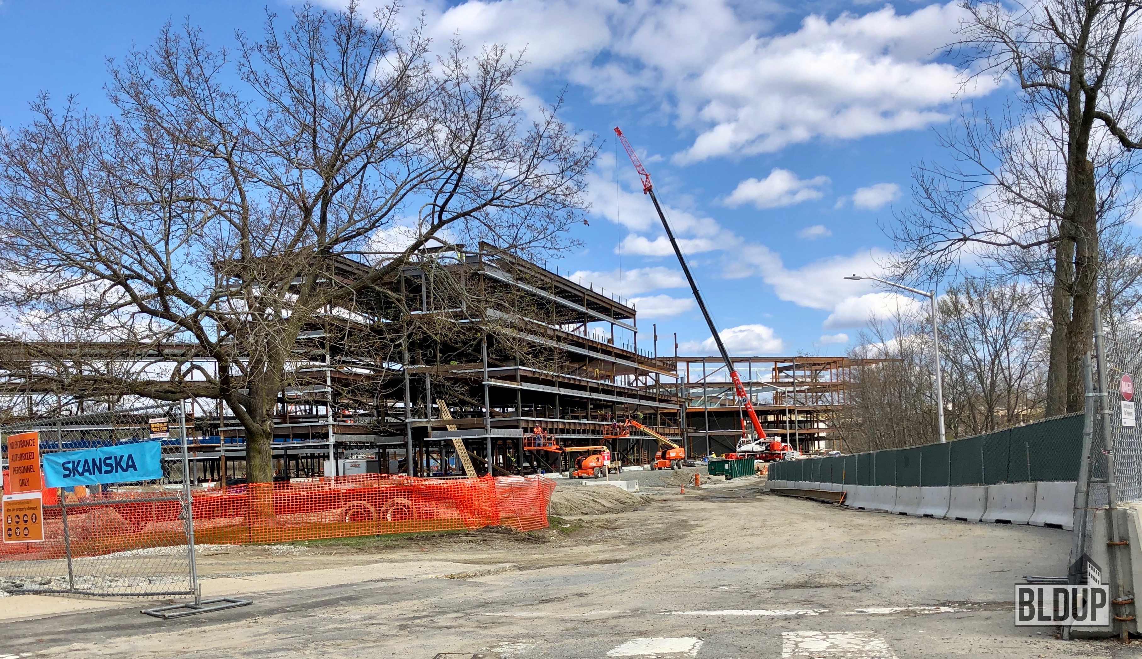 Framing Ongoing for New Belmont High School BLDUP