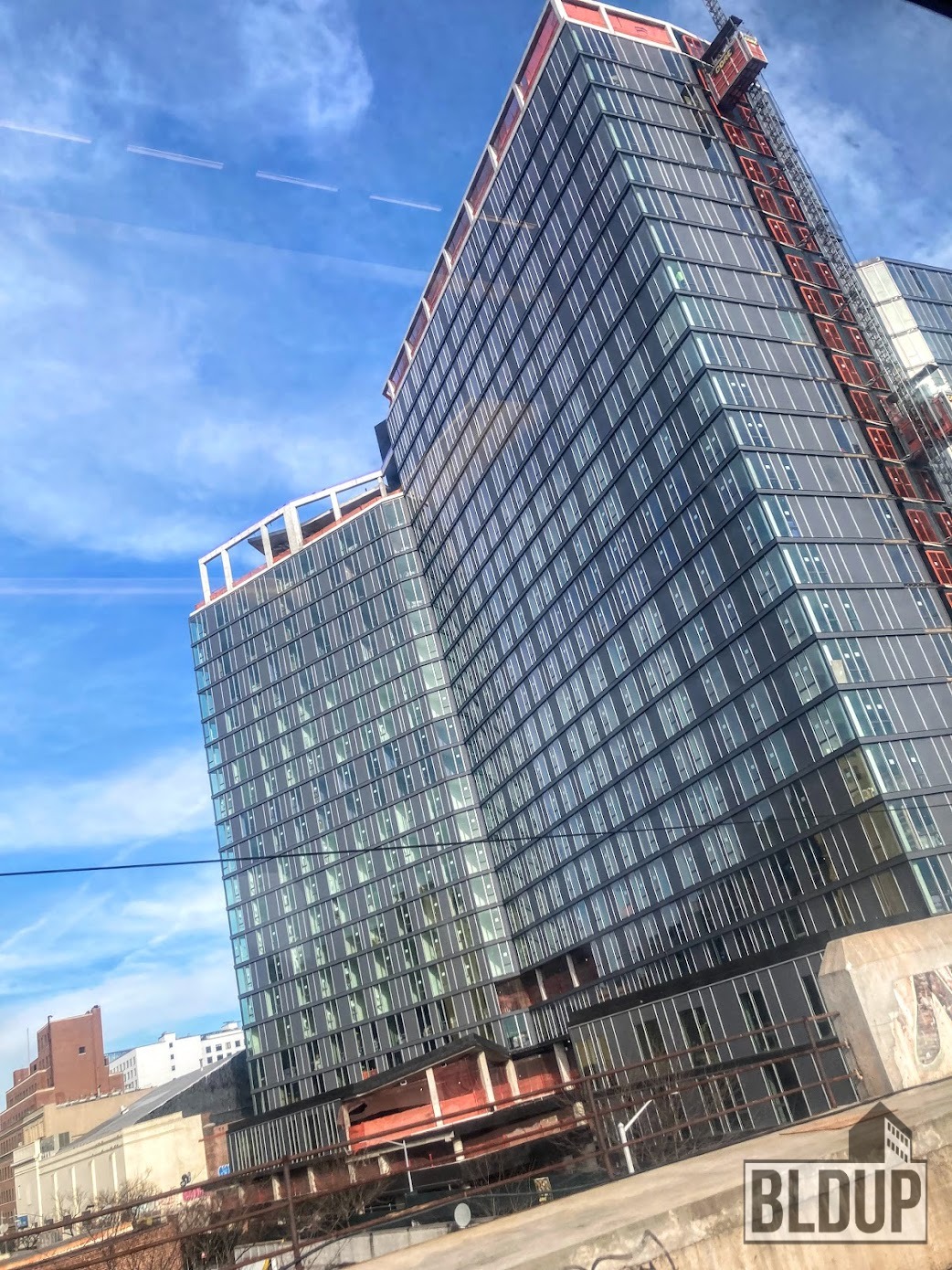 Facade Work Wrapping Up at Archer Towers BLDUP