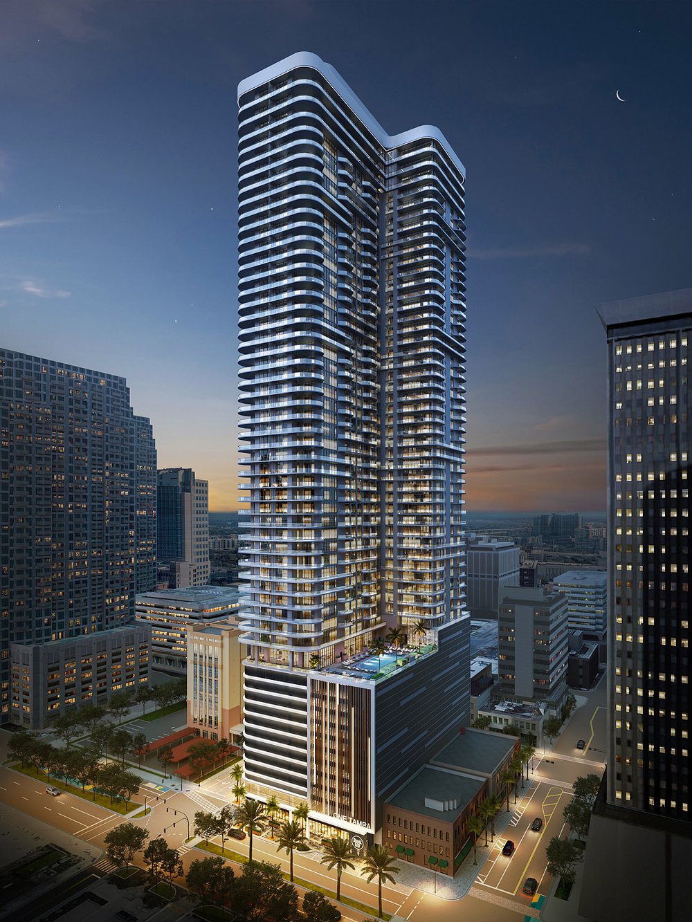 Construction Underway at MixedUse Tower in Downtown Tampa BLDUP