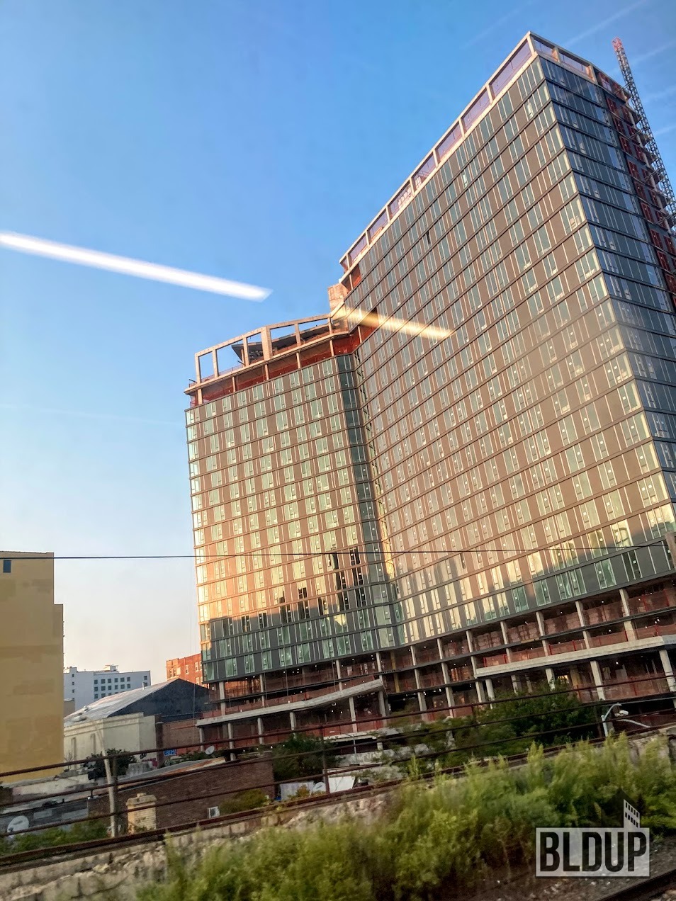 Facade Work Underway for Archer Towers BLDUP