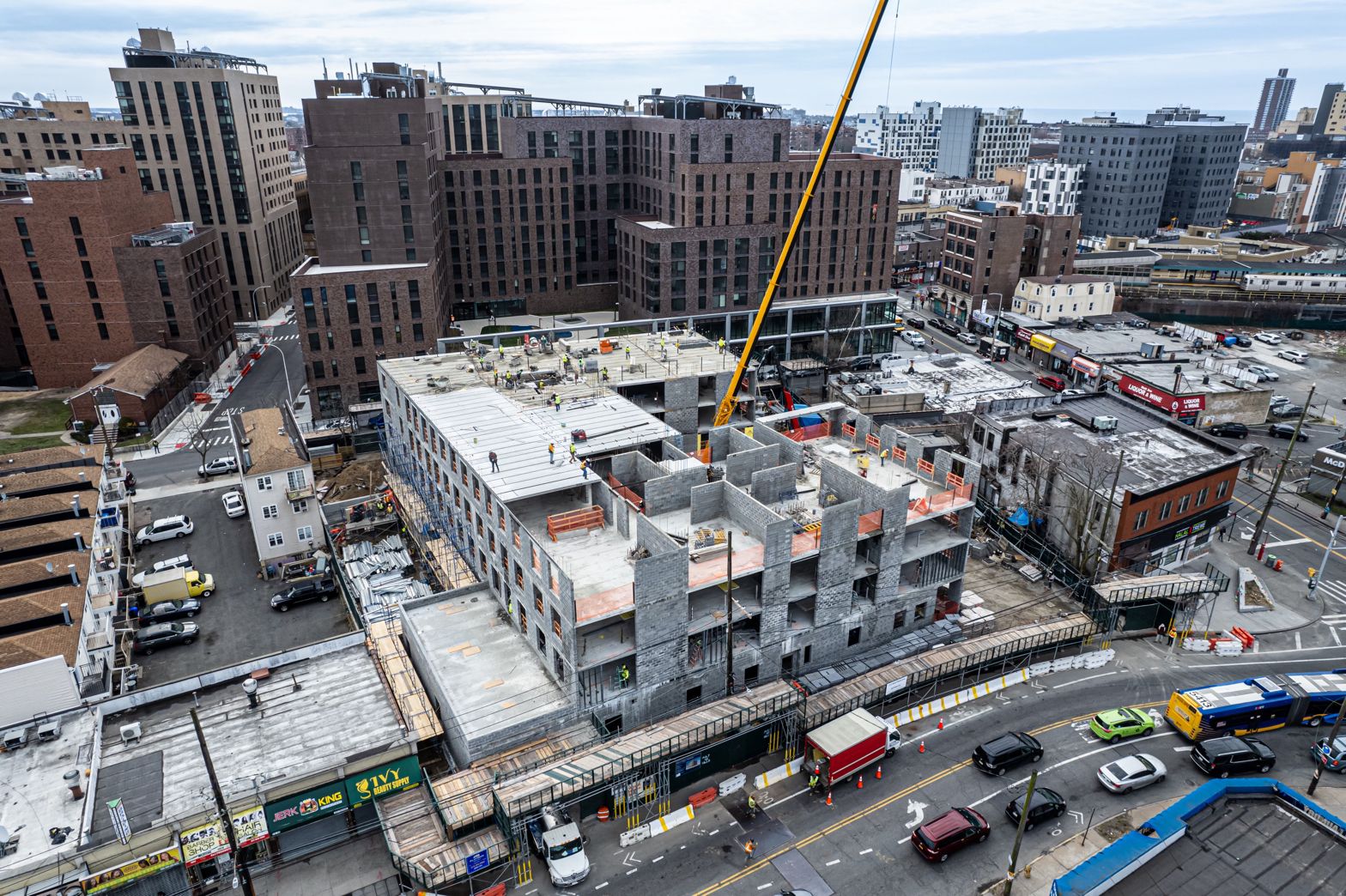 8Story Affordable Housing Project Rises in Far Rockaway BLDUP