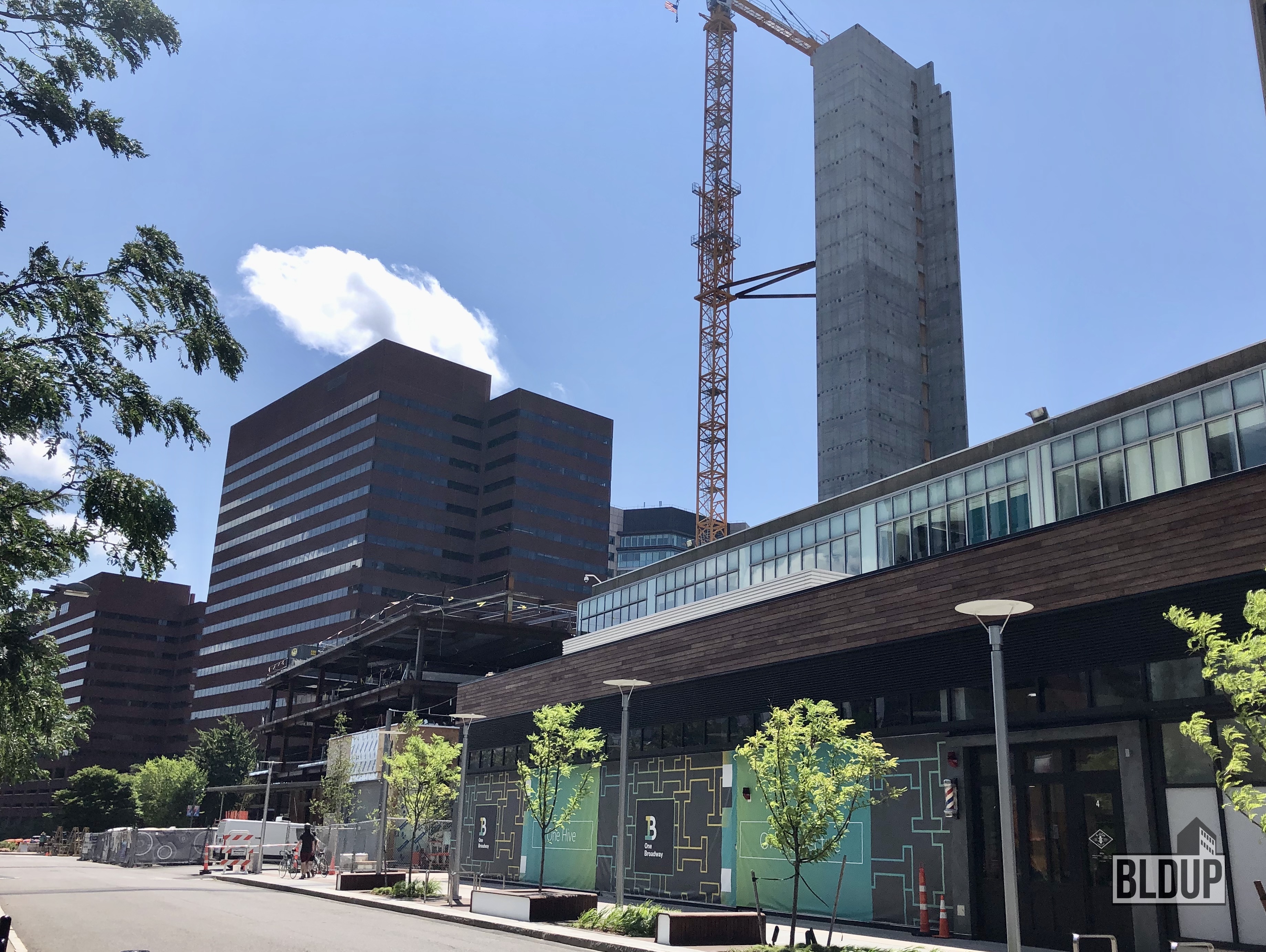 Framing Underway for Kendall Square Residential Tower BLDUP