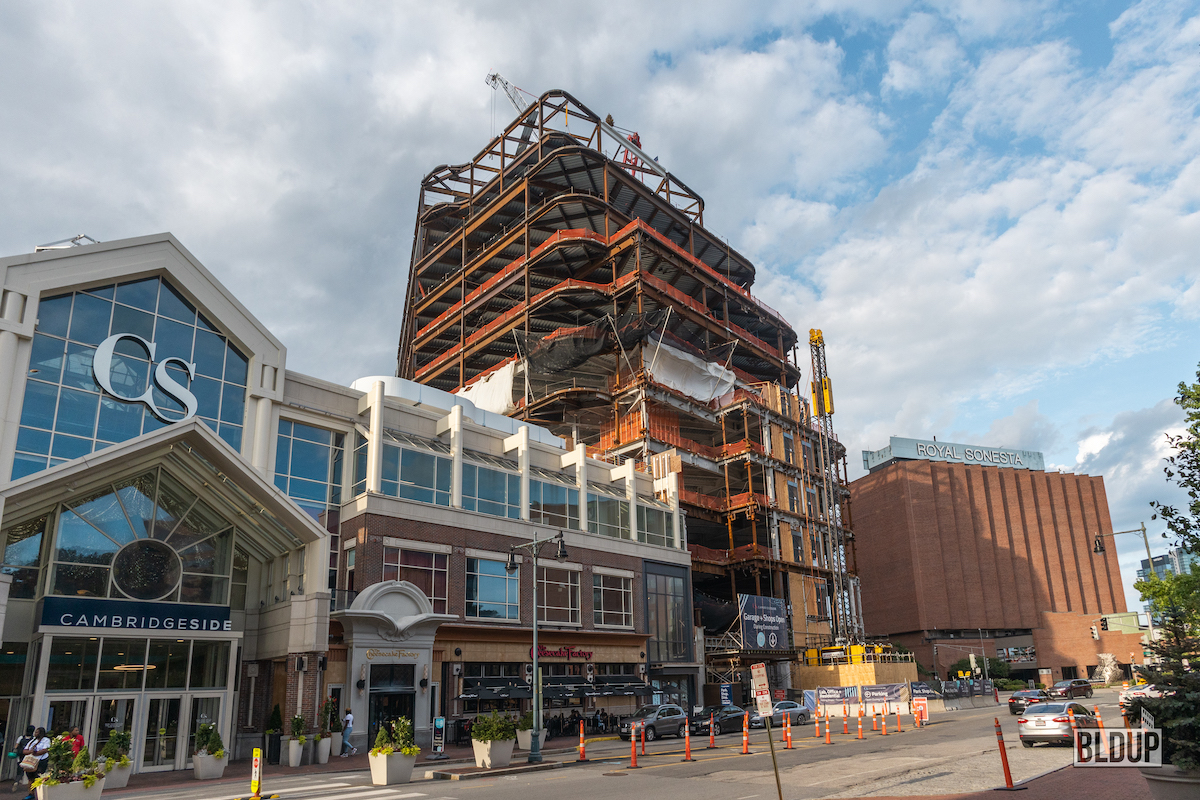 Framing and MEP RoughIn Progressing on 60 First Street in Cambridge