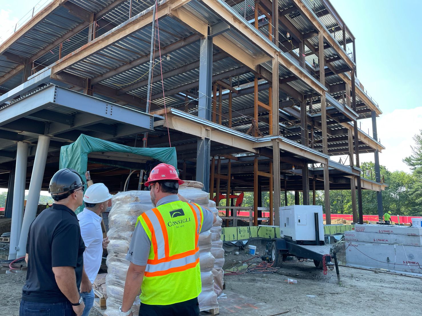 Framing Underway on Mass General Brigham Campus at Tuscan Village in