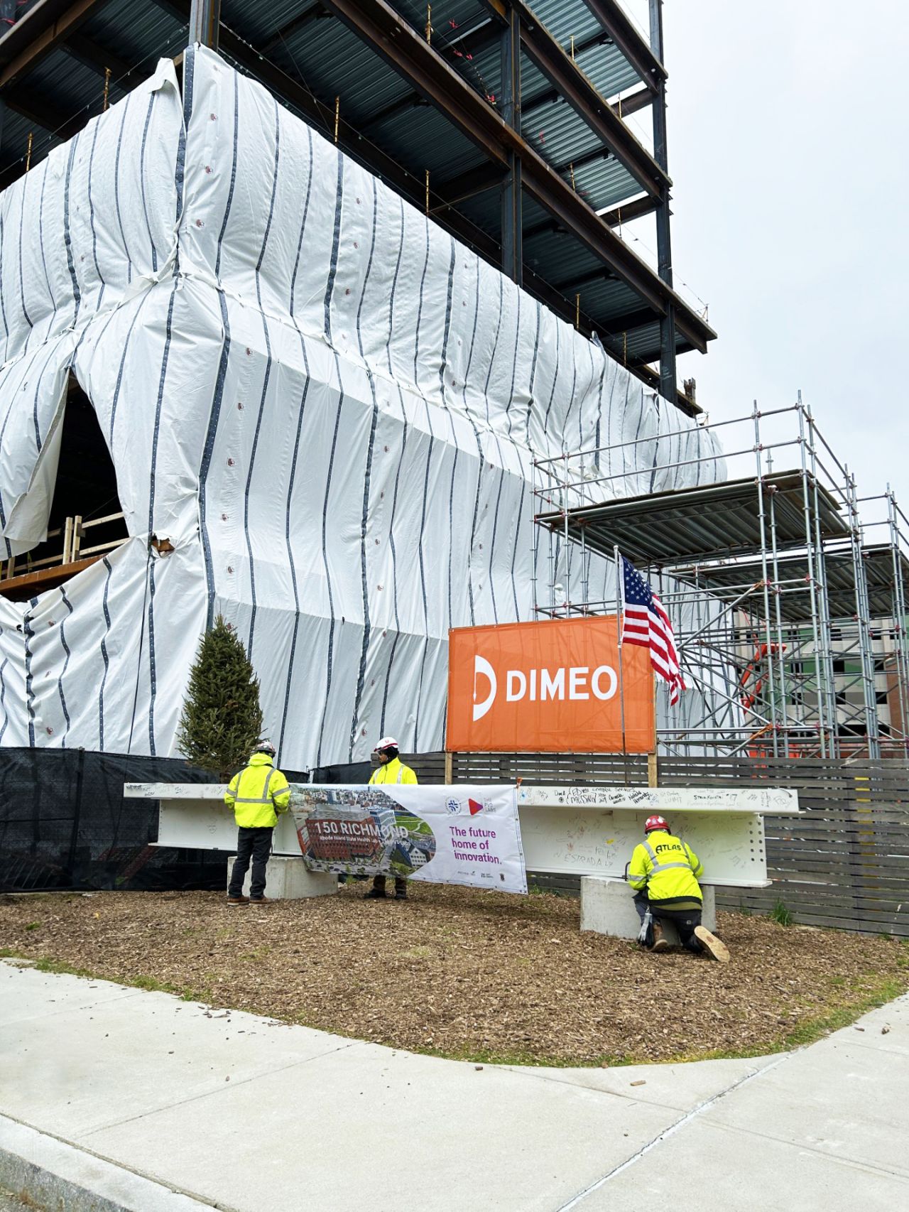 RI's New State Health Lab Tops Off BLDUP