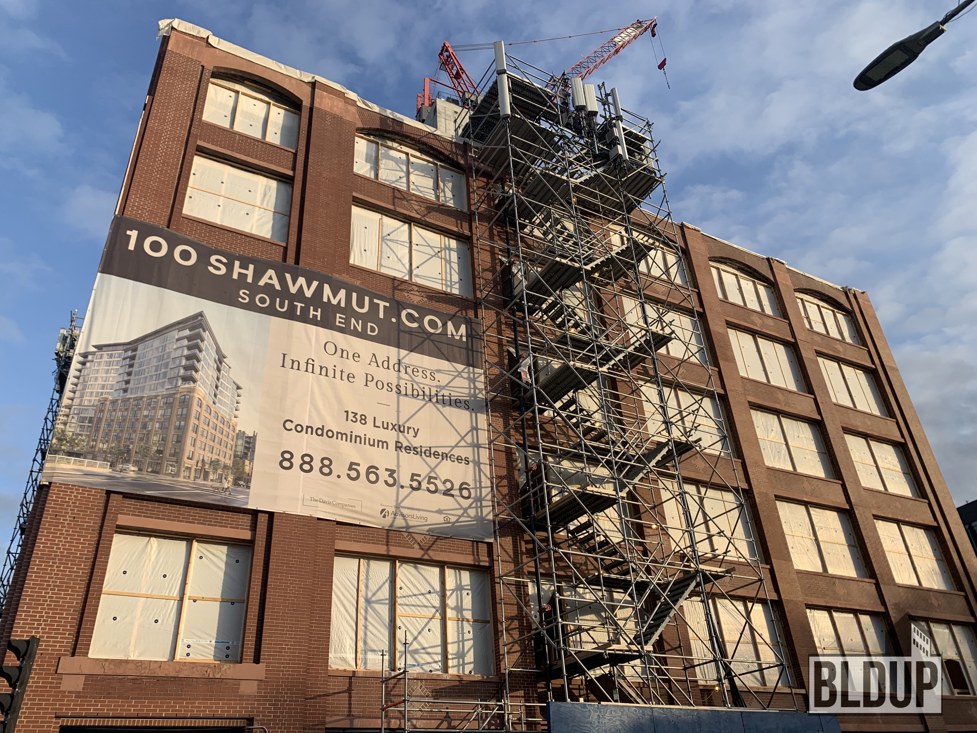 Construction Ongoing at 100 Shawmut BLDUP
