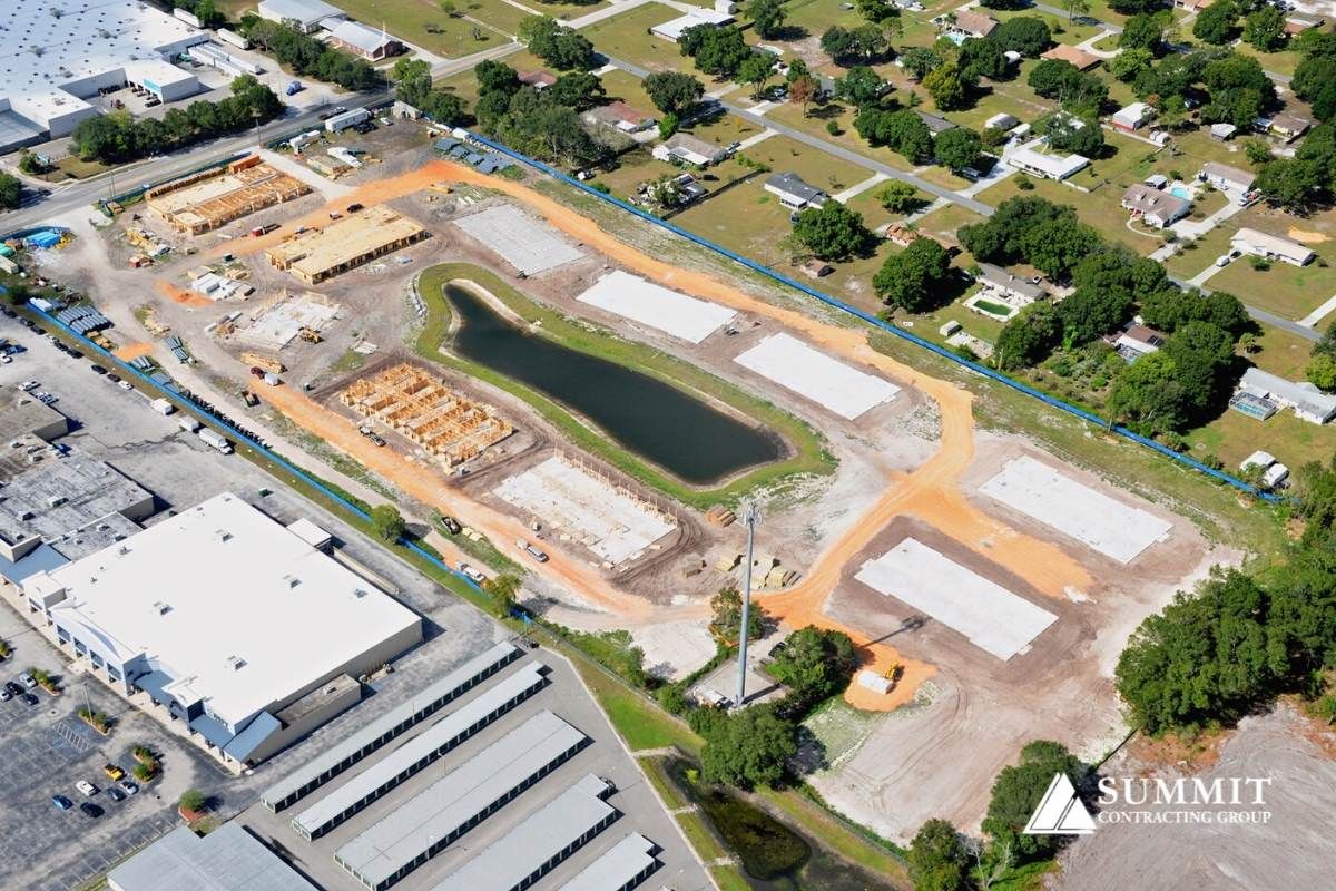 Framing is Underway at Story Lake Gibson in Lakeland, Florida BLDUP