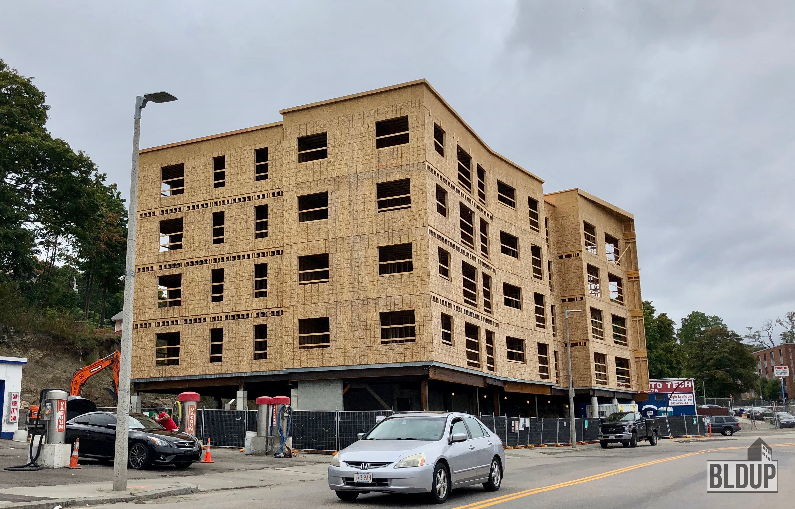 Framing In Place for 233 Hancock St. in Dorchester BLDUP