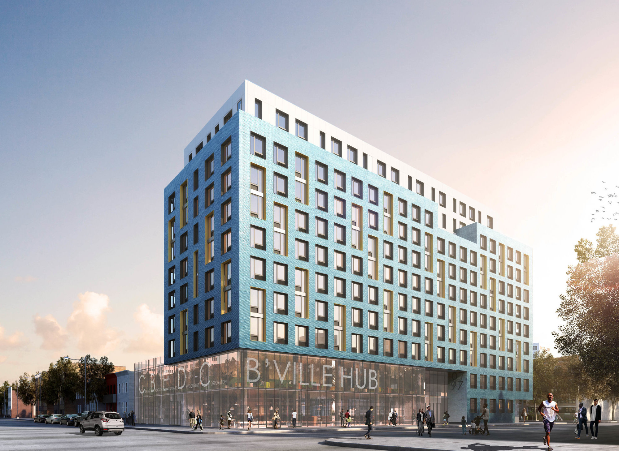 11Story Affordable Housing Building Tops Out in Brownsville BLDUP